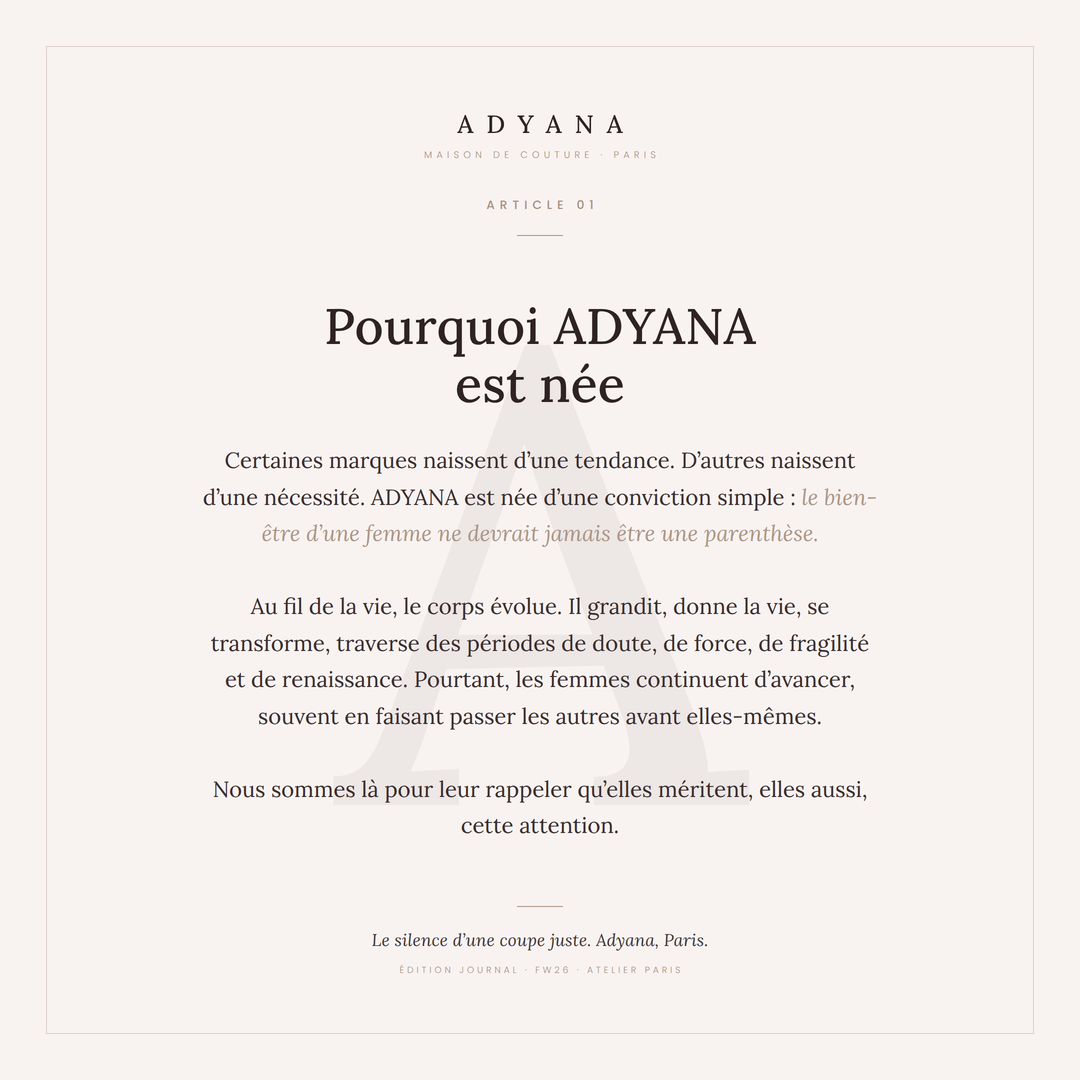 Pourquoi ADYANA est née